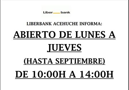 Imagen Horario de verano Liberbank