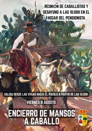 Imagen 8 de Agosto - Encierro de mansos a caballo