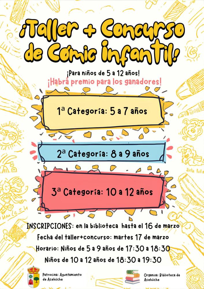 Imagen TALLER + CONCURSO DE CÓMIC INFANTIL
