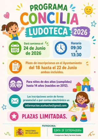 Imagen Programa Concilia ludoteca 2026