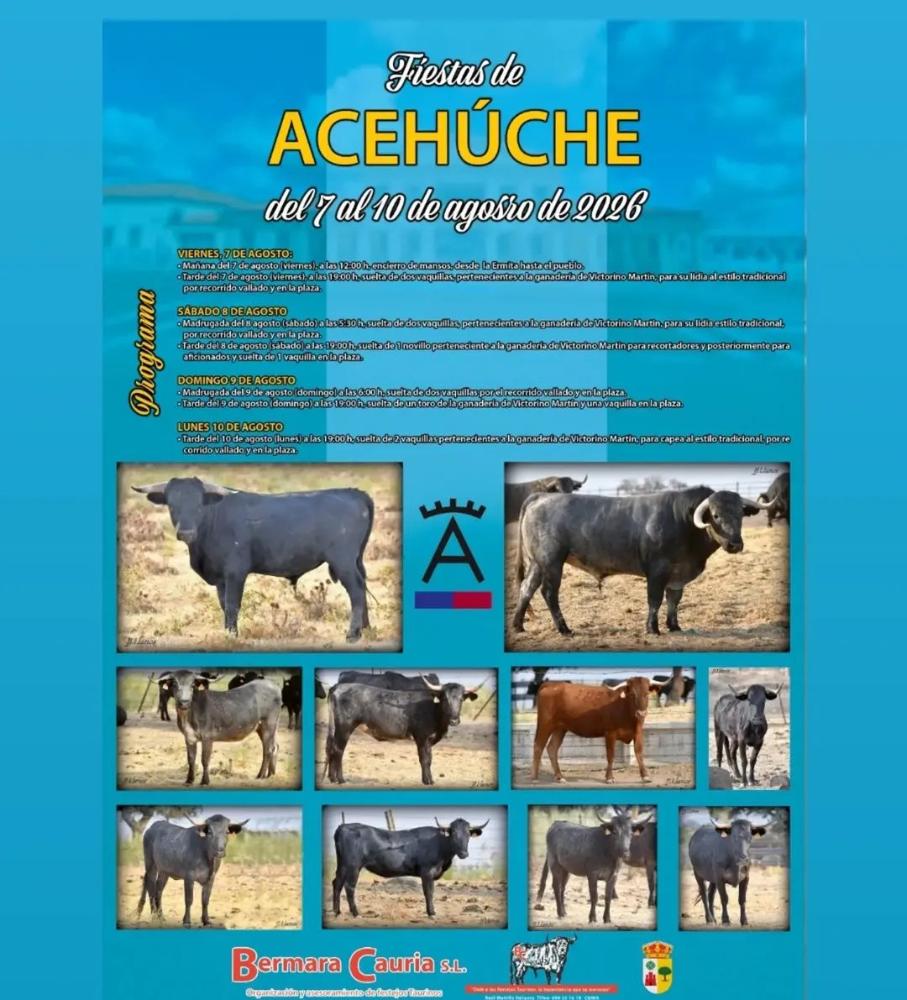 Imagen Cartel Festejos taurinos 2026